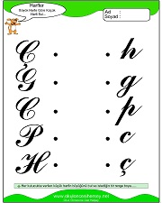 Büyük ve Küçük Sesleri Eşleştir